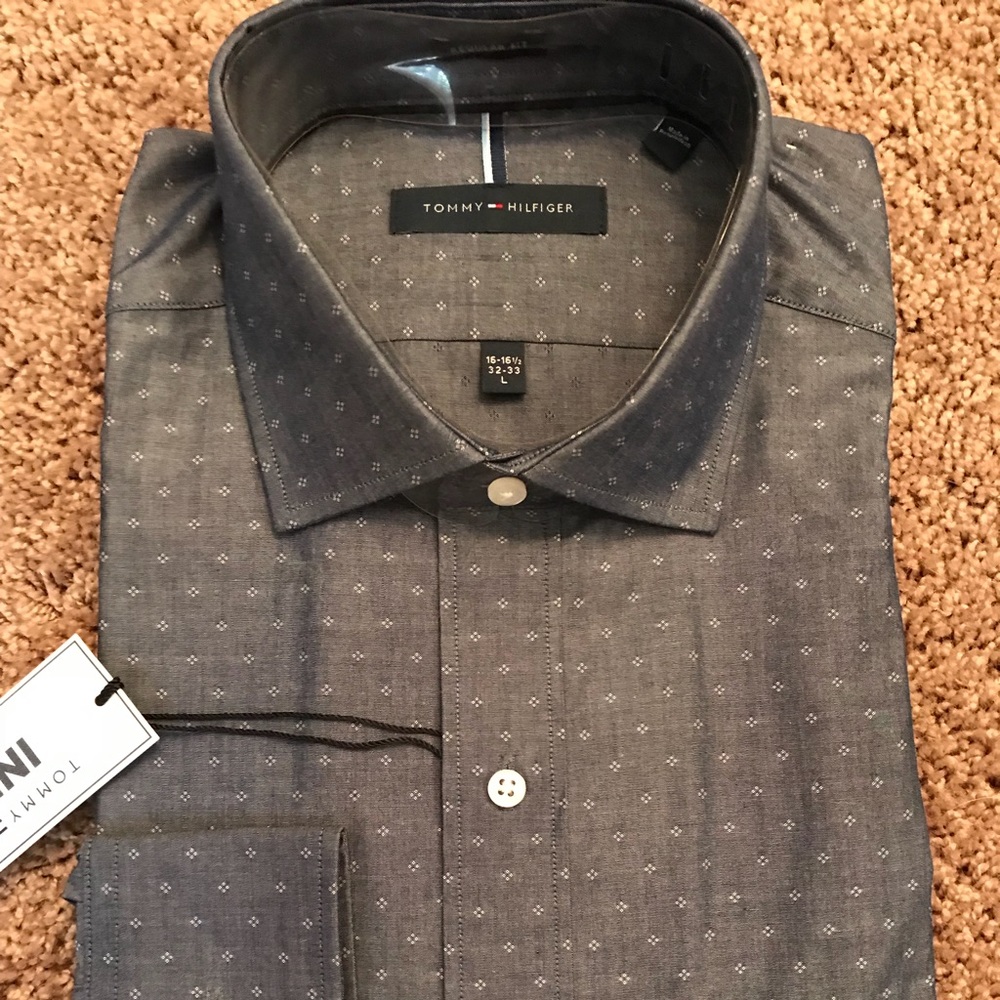Brand New Tommy Hilfiger LG button down shirt.